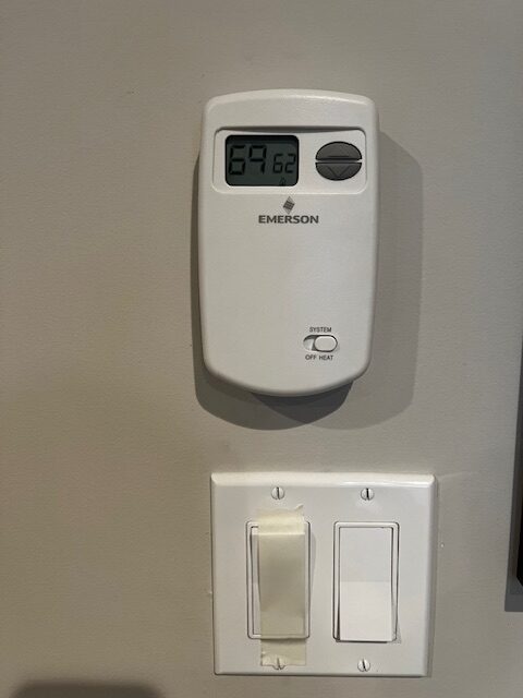Thermostat installation